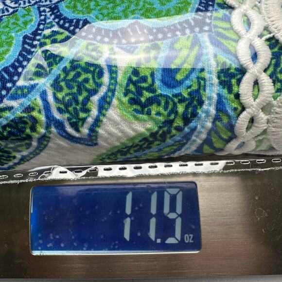 Eliza J Dress Womens 2 Blue Floral Embroidered Tropical Beach Resort Bright - Picture 11 of 12